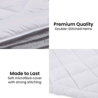 Thumbnail for Laura Hill 800GSM Microfibre Bamboo Quilt Comforter Doona - Queen