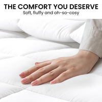 Thumbnail for Laura Hill 700GSM Goose Down Feather Comforter Doona - Super King