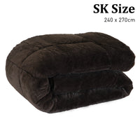 Thumbnail for Laura Hill 500GSM Faux Mink Quilt Comforter - Super King