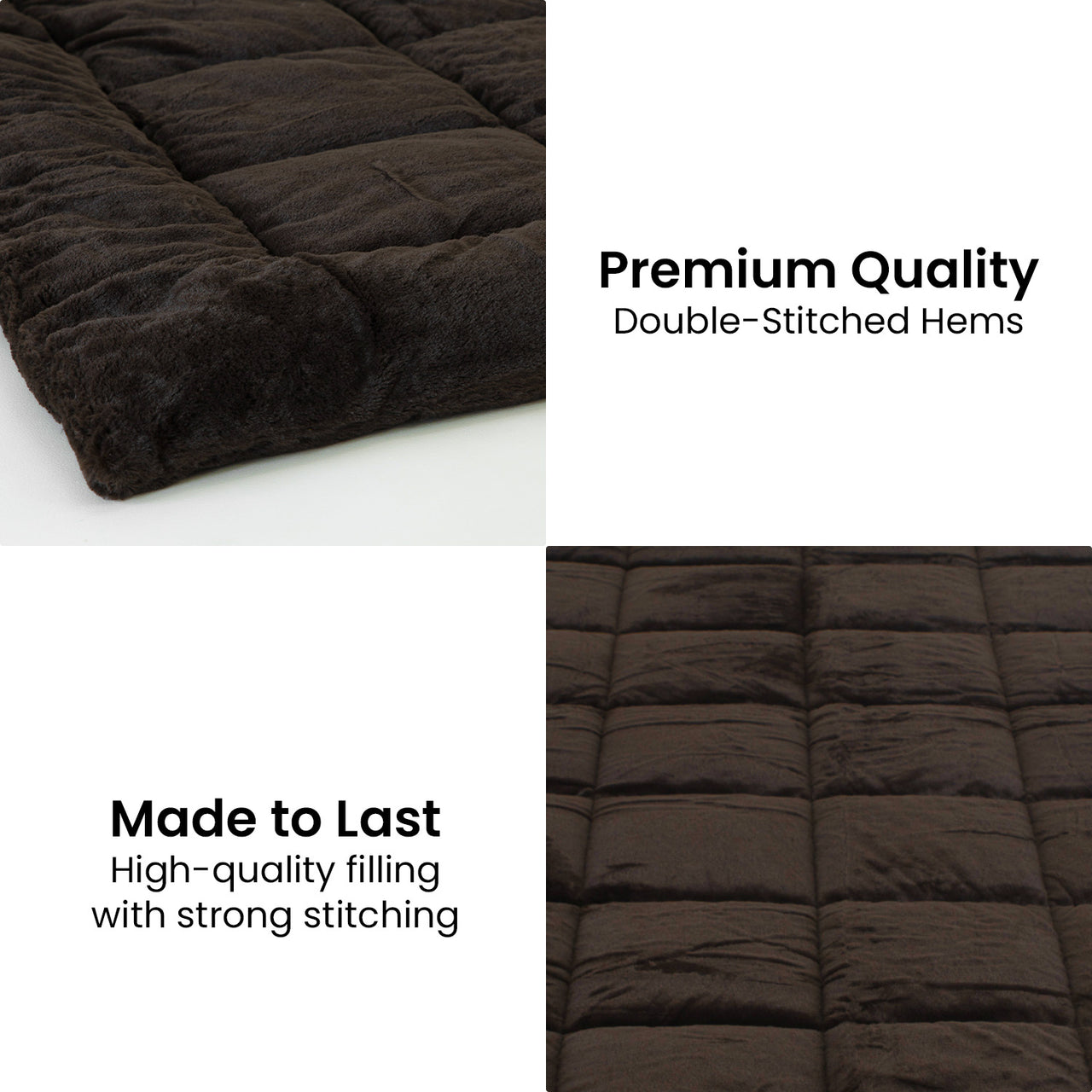 Laura Hill 600GSM Faux Mink Comforter Quilt Duvet Doona - Queen