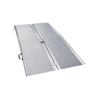 Thumbnail for Rigg Aluminium Portable Non-slip Wheelchair Ramp 4ft - Silver