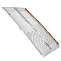 Thumbnail for Rigg Aluminium Portable Non-slip Wheelchair Ramp 6ft - Silver