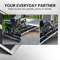 Thumbnail for Rigg High-grip Aluminium Portable Wheelchair Ramp 4ft