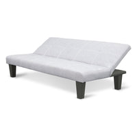 Thumbnail for Sarantino Linen Sofa Bed Lounge Couch Futon Furniture Seat Adjustable Suite Wood 2 Seater Light Grey