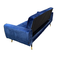 Thumbnail for Sarantino Ava 3-seater Tufted Velvet Sofa Bed By Sarantino - Blue