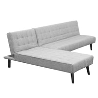 Thumbnail for Sarantino 3-seater Corner Sofa Bed With Lounge Chaise Couch Furniture Light Grey