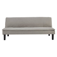 Thumbnail for Sarantino 3 Seater Modular Faux Linen Fabric Sofa Bed Couch Light Grey