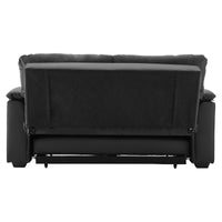 Thumbnail for Sarantino Faux Leather Sofa Bed Couch Lounge - Black