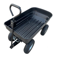 Thumbnail for Kartrite Garden Dump Cart Dumper Wagon Carrier Wheel Barrow  125L