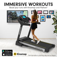 Thumbnail for Powertrain K2000 Treadmill w/ Fan & Auto Incline Speed 22km/h