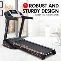 Thumbnail for Powertrain MX2 Foldable Home Treadmill Auto Incline Cardio Running