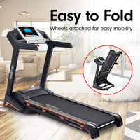 Thumbnail for Powertrain MX2 Foldable Home Treadmill Auto Incline Cardio Running