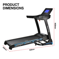 Thumbnail for Powertrain V1200 Treadmill with Shock-Absorbing System