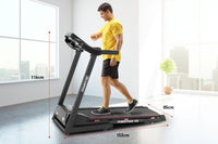 Thumbnail for Powertrain V30 Foldable Treadmill Manual Incline Home Gym Cardio