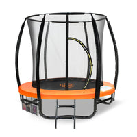 Thumbnail for Kahuna Classic 6ft Outdoor Round Orange Trampoline Safety Enclosure