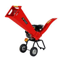 Thumbnail for Ducar 7hp Wood Chipper Shredder Mulcher Grinder Petrol Red