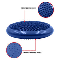 Thumbnail for Powertrain Yoga Stability Disc Home Gym Pilates Balance Trainer - Blue