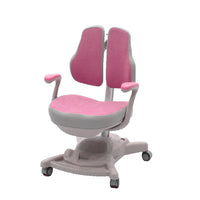 Thumbnail for Height Adjustable Children Kids Ergonomic Study Desk Chair Set 120cm Blue Pink AU