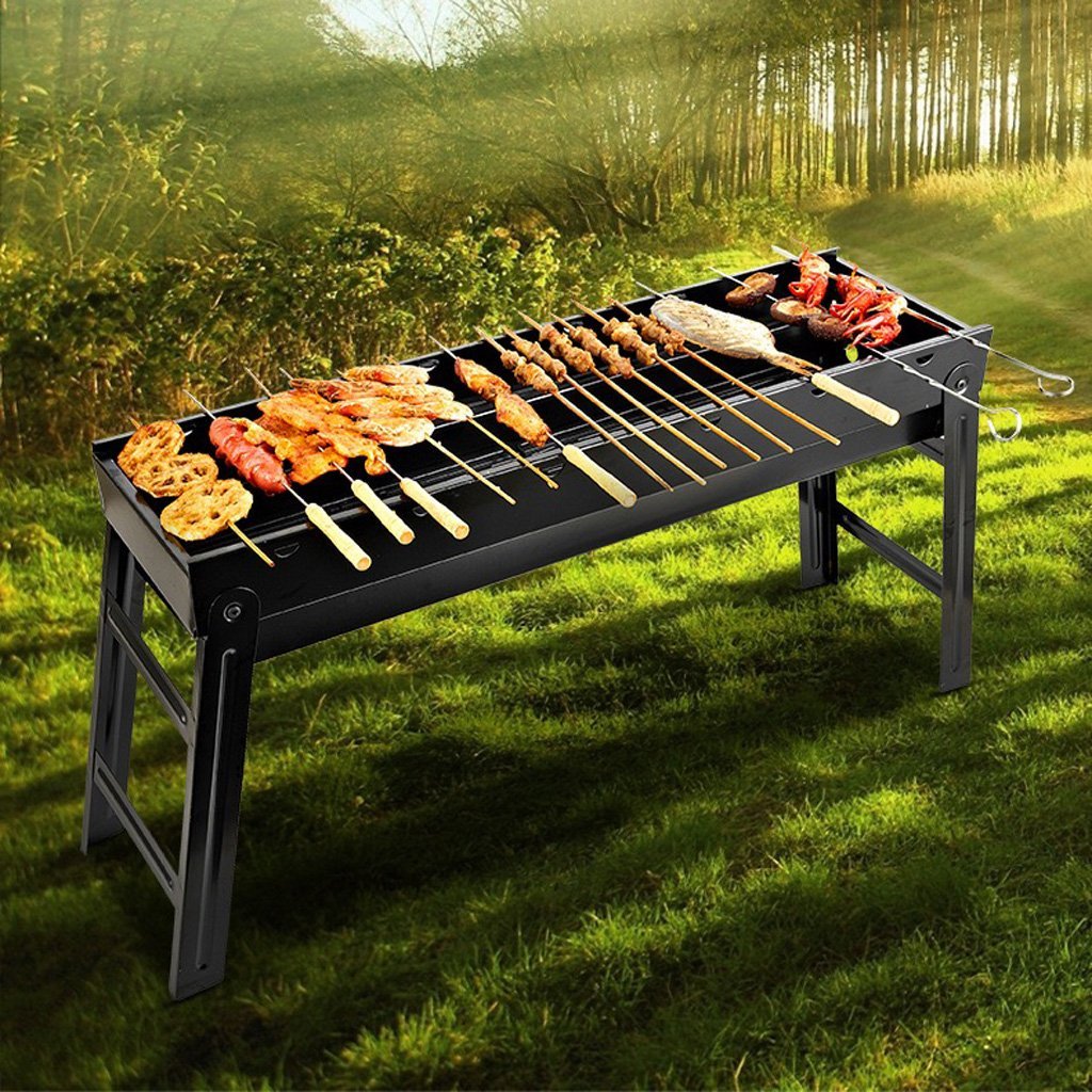 Foldable Portable BBQ Charcoal Grill Barbecue Camping Hibachi Picnic