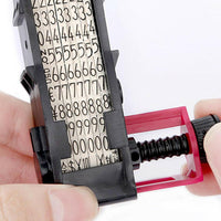 Thumbnail for Price Tag Gun Labeller Pricing with 2 Rolls Labels and Inks Roller Machine Kit Red