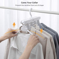 Thumbnail for Magic Hanger Space Saving Multifunctional Clothes Coat Hanger Dryer Laundry Drying Rack Airer Clothes Horse Grey