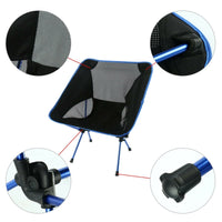 Thumbnail for Ultralight Aluminum Alloy Folding Camping Camp Chair Outdoor Hiking Black