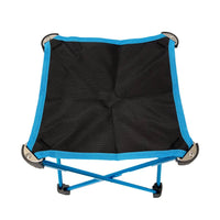 Thumbnail for Mini Portable Outdoor Folding Stool Camping Fishing Picnic Chair Seat 80kg Blue