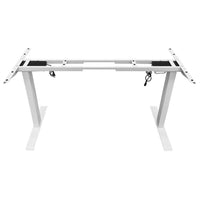 Thumbnail for Standing Desk Height Adjustable Sit Stand Motorised Dual Motors Frame Grey Only