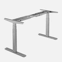 Thumbnail for Standing Desk Height Adjustable Sit Stand Motorised White Dual Motors Frame Only