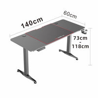 Thumbnail for Gaming Standing Desk Home Office Lift Electric Height Adjustable Sit To Stand Motorized Standing Desk 1160