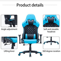 Thumbnail for Gaming Chair Ergonomic Racing chair 165° Reclining Gaming Seat 3D Armrest Footrest Red Black