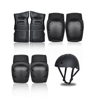 Thumbnail for Scooter Protective Gear with Knee Elbow Pads Wrist Guards Helmet for Kids/Teens/Adult Large