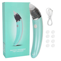 Thumbnail for Baby Nasal Aspirator Electric Safe Hygienic Nose Cleaner Snot Sucker For baby (Green)