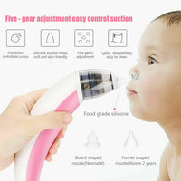 Thumbnail for Baby Nasal Aspirator Electric Safe Hygienic Nose Cleaner Snot Sucker For baby (Red)