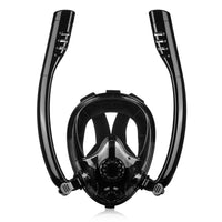 Thumbnail for Snorkel Mask Full Face Diving Mask Snorkel Swim Goggles 180° View Anti Fog Small