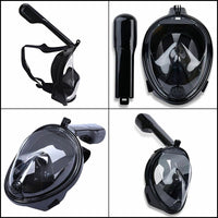 Thumbnail for Full Face Diving Seaview Snorkel Snorkeling Mask Swimming Goggles for GoPro AU S M