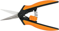 Thumbnail for Fiskars Softouch Micro-Tip Pruning Snips - Non-Coated Blades for Precise Trimming of Delicate Plants