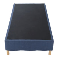 Thumbnail for Metal Bed Frame Mattress Foundation Blue – Double