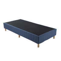 Thumbnail for Metal Bed Frame Mattress Foundation Blue – Double