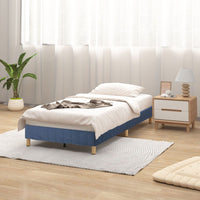 Thumbnail for Metal Bed Frame Mattress Foundation Blue – Double