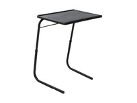 Thumbnail for Foldable Table Adjustable Tray Laptop Desk with Removable Cup Holder-Black