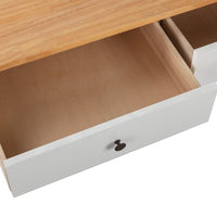 Thumbnail for Sleek Natural Wood Rectangle Coffee Table