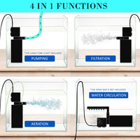 Thumbnail for Dynamic Power Aquarium Submersible Filter 600L/H 8W 1m Pond Pump