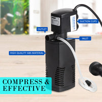 Thumbnail for Dynamic Power Aquarium Submersible Filter 600L/H 8W 1m Pond Pump