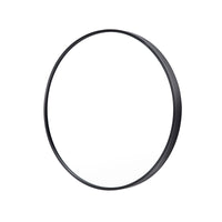 Thumbnail for La Bella Black Wall Mirror Round Aluminum Frame Makeup Decor Bathroom Vanity 70cm