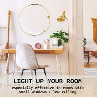 Thumbnail for La Bella Gold Wall Mirror Round Aluminum Frame Makeup Decor Bathroom Vanity 50cm