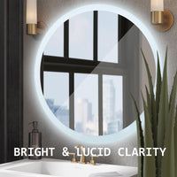 Thumbnail for La Bella LED Wall Mirror Round Touch Anti-Fog Makeup Decor Bathroom Vanity 80cm