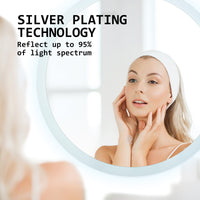 Thumbnail for La Bella LED Wall Mirror Round Touch Anti-Fog Makeup Decor Bathroom Vanity 80cm