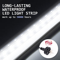 Thumbnail for La Bella LED Wall Mirror Round Touch Anti-Fog Makeup Decor Bathroom Vanity 80cm
