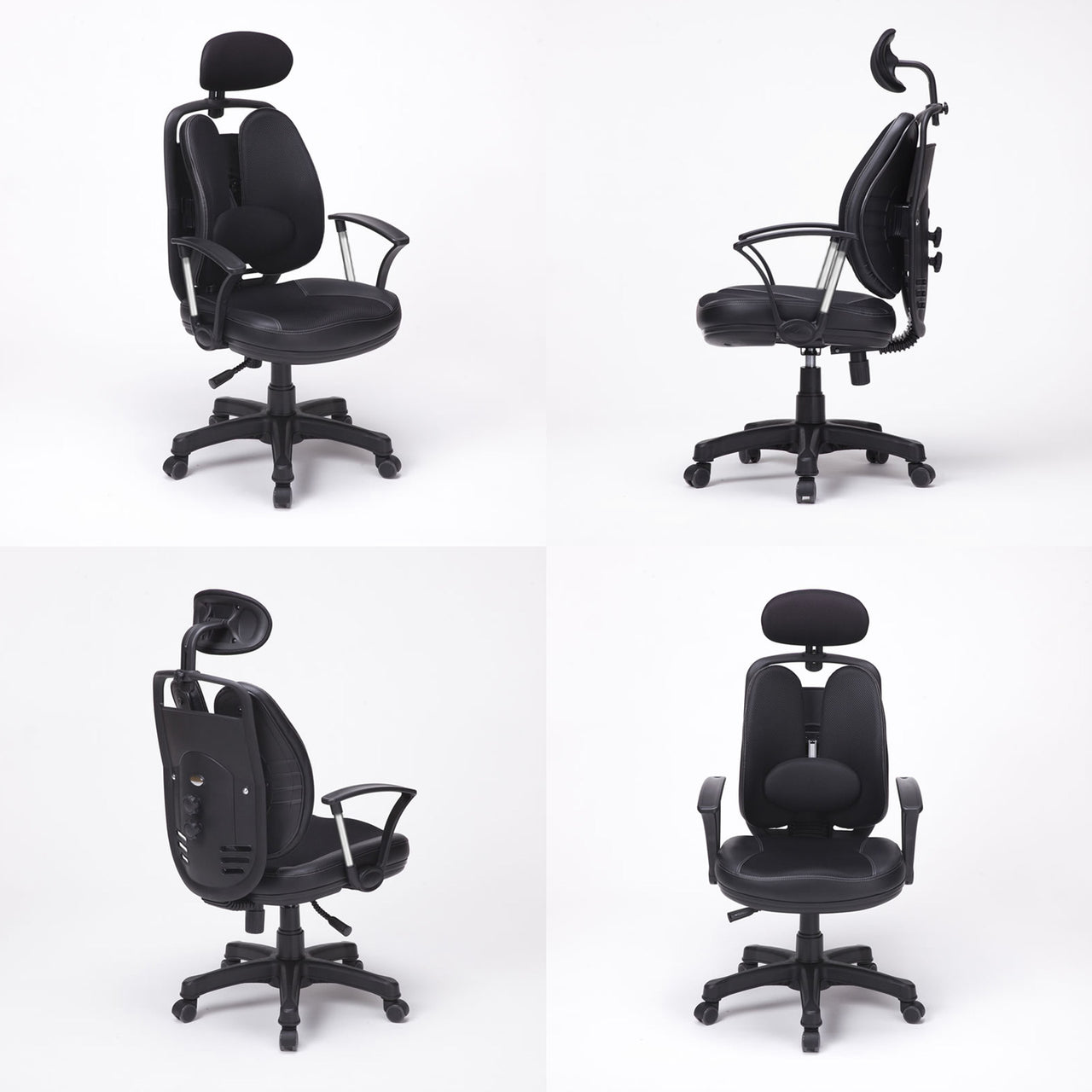 Korean Black Office Chair Ergonomic SUPERB